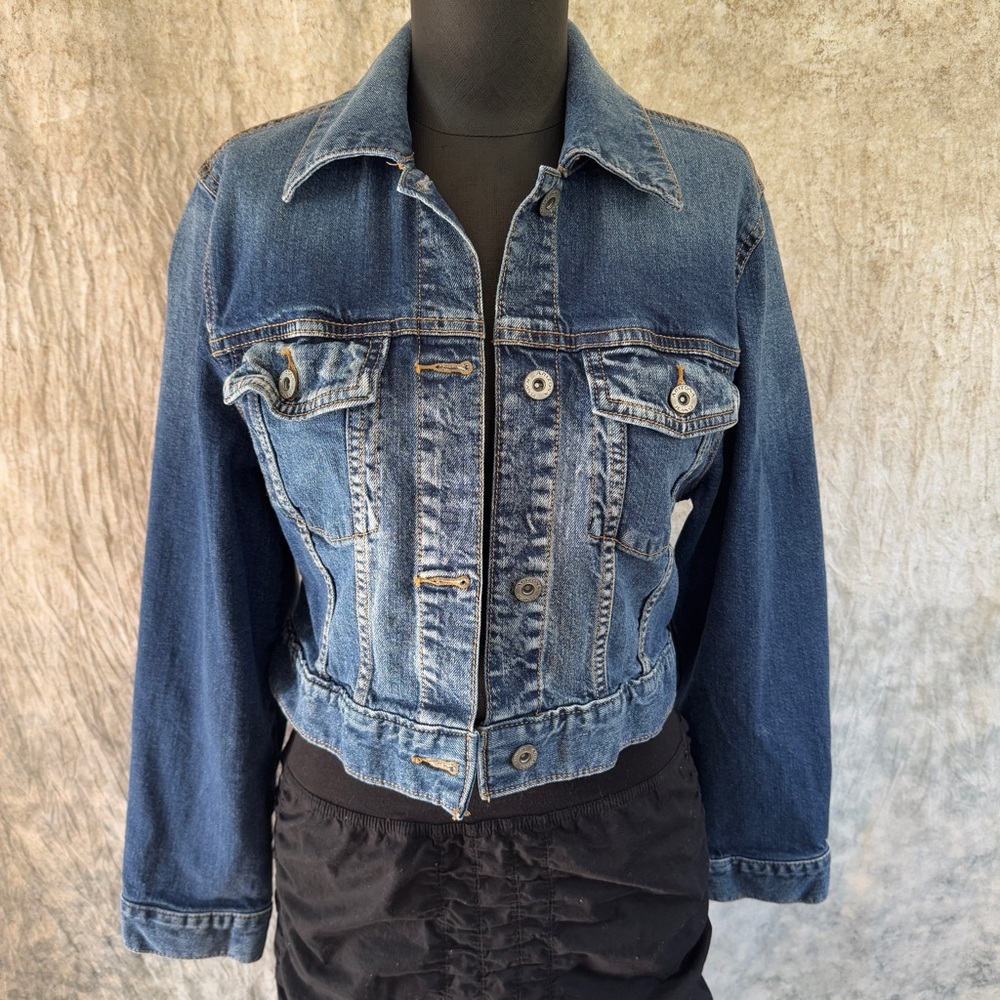 Altered Denim Jacket - Our Lady of Guadalupe - Picture 2 of 5